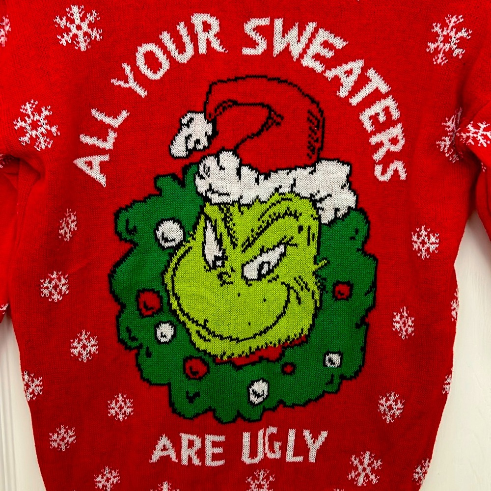All your sweaters are ugly- Grinch
